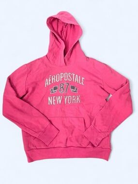 Aeropostale Pink '87 New York Hoodie